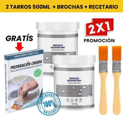 SELLADOR DE FUGAS Y GRIETAS 500 ML + BROCHAS🔥